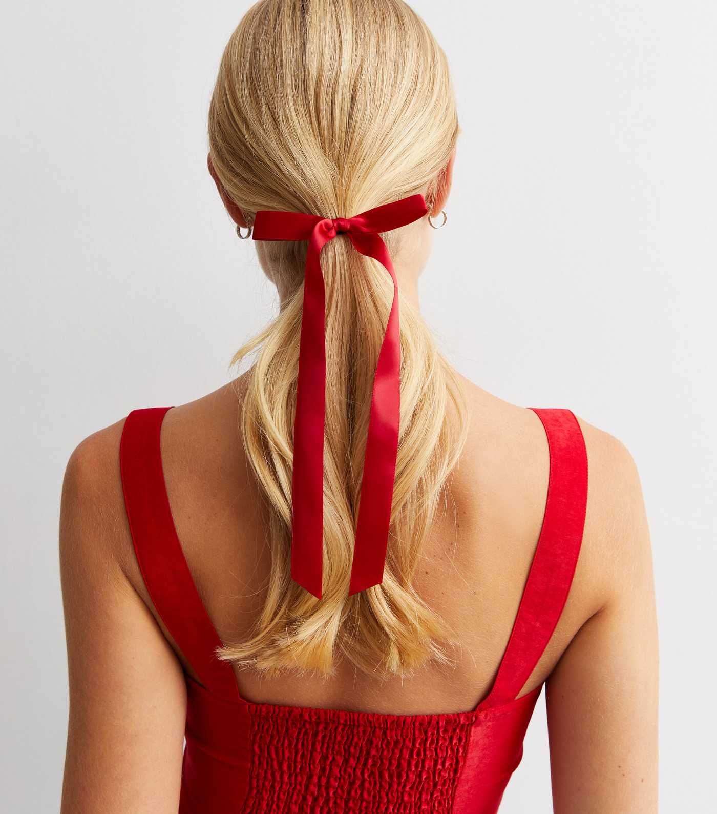 Red Satin Bow Hair Band
						
						Add to Saved Items
						Remove from Saved Items | New Look (UK)