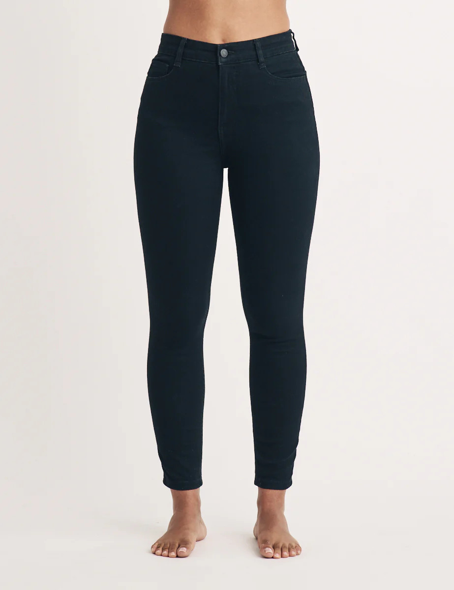 Black High Rise Skinny Jeans | Nobody's Child