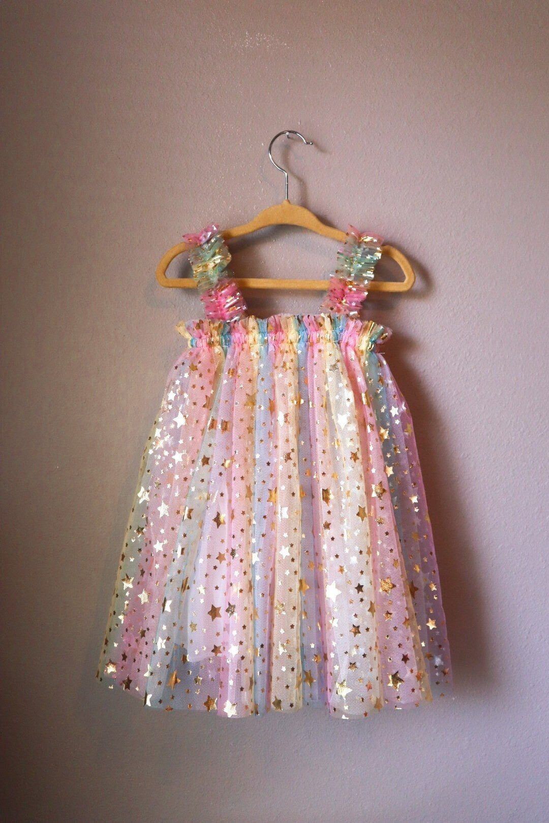 Toddler Girl Rainbow Tulle Dress, Birthday Dress, Cakesmash Dress, First Birthday Dress, Princess... | Etsy (US)