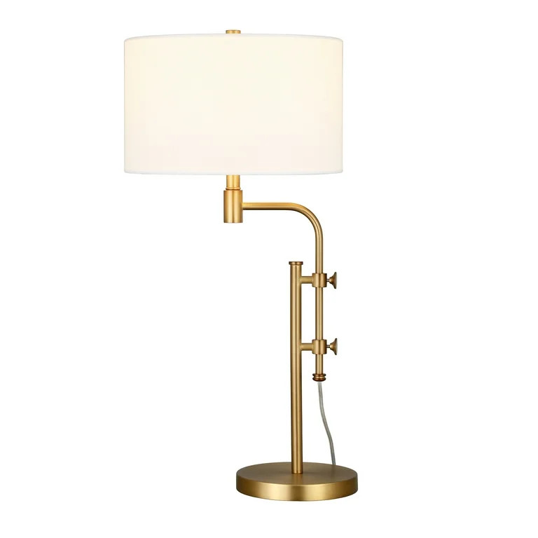 Evelyn&Zoe Industrial Metal Height Adjustable Table Lamp | Walmart (US)