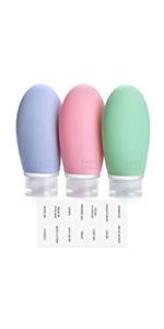 18 Pcs Travel Bottles for Toiletries, Opret 3OzSilicone Travel Containers TSA Approved Leak Proof... | Amazon (CA)