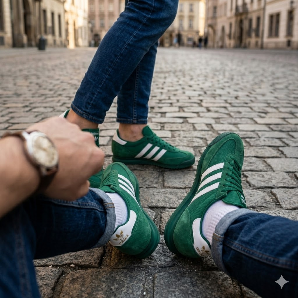 Bringing back the best of the '70s! The adidas R71 sneakers perfectly blend vintage style with modern, everyday comfort. Featuring a breathable textile mesh and leather upper, durable rubber outsole, and a classic regular fit. Pair them with your favorite jeans for an effortless, casual look. 

 #LTKdayinmylife #LTKActive #LTKTravel
