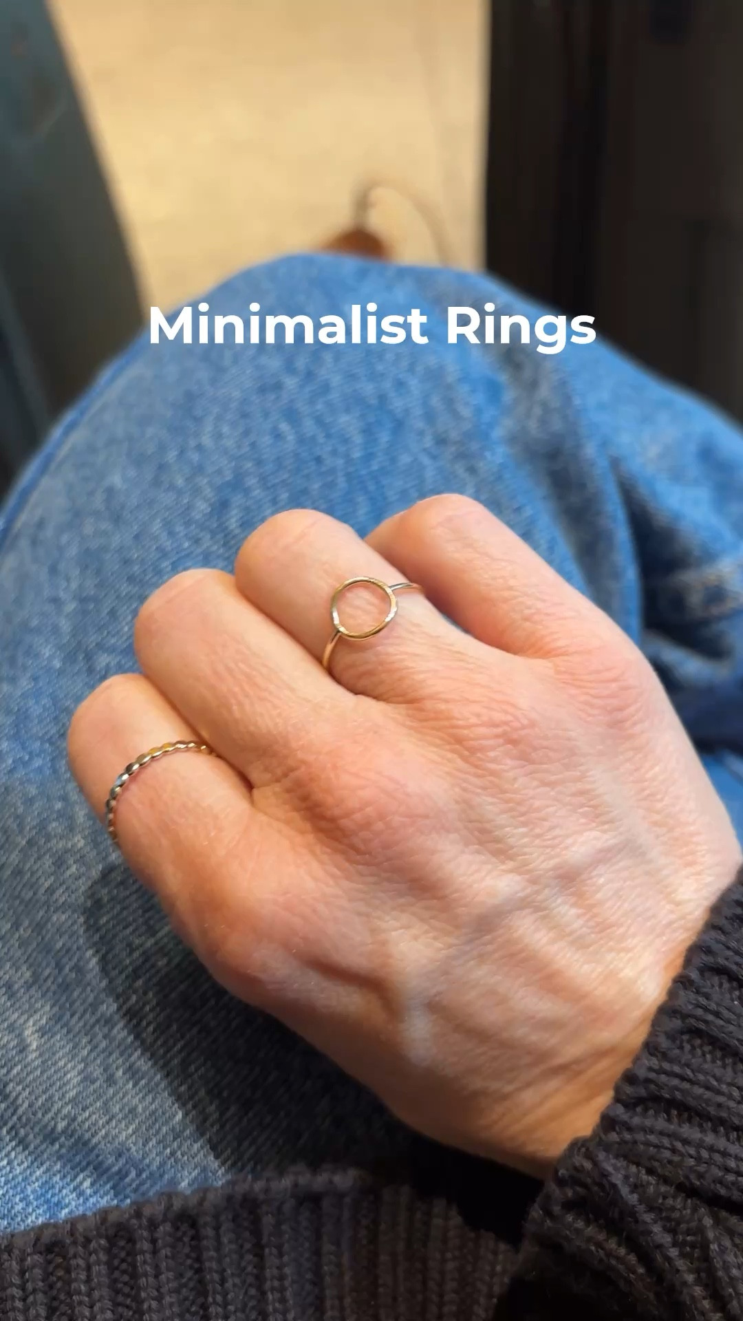 Couple minimal rings that don't tarnish and last

#LTKPetite #LTKOver40 #LTKootd