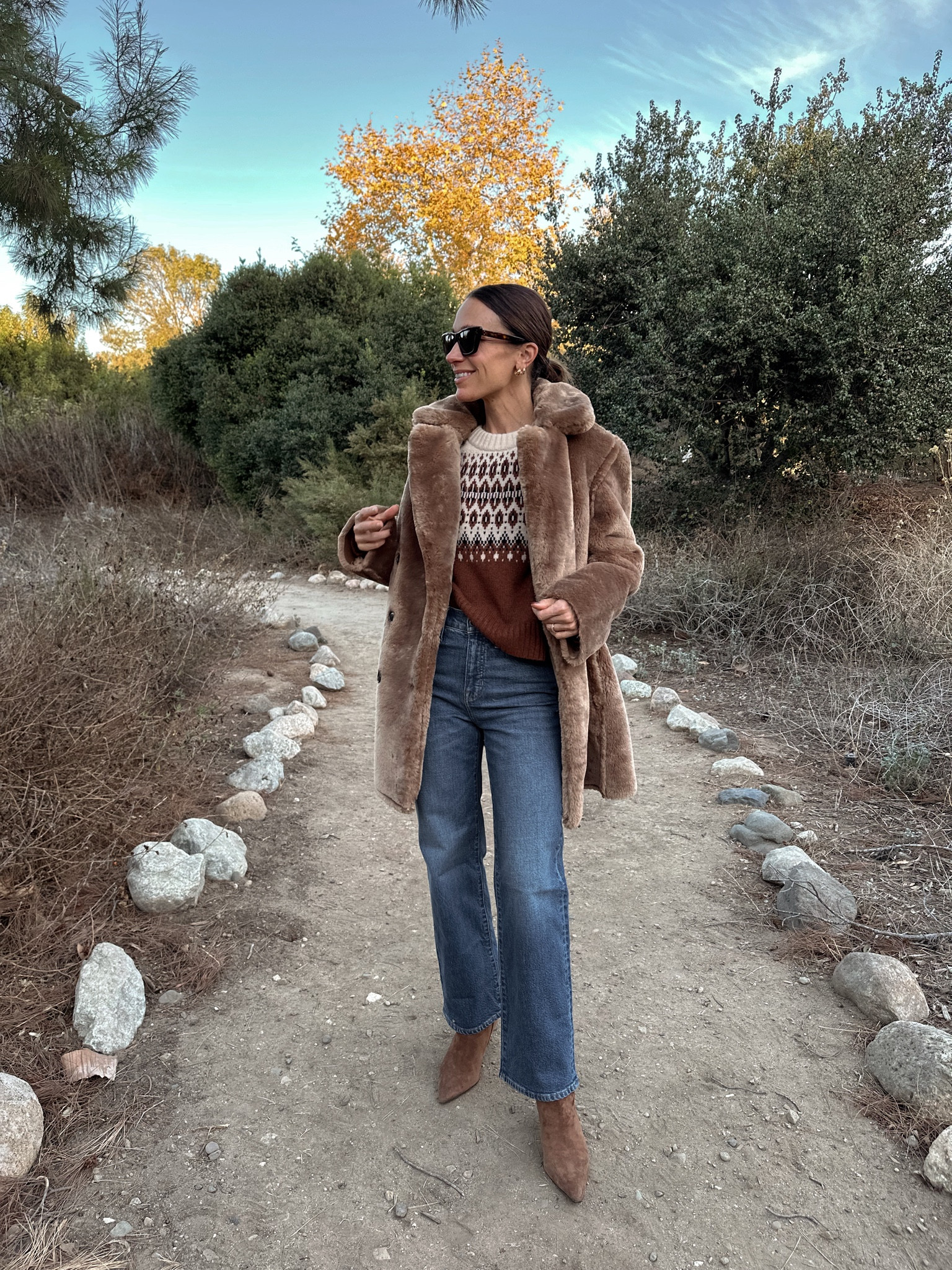Cozying up this fall and winter season in luxe outerwear from @jcrew. This faux fur coat comes in multiple color options and provides so much warmth… such a beautiful top layer over a gorgeous sweater, or any holiday outfit this season. Linking some other outwear and holiday favorites from J.Crew.

Coat- true to size (wearing an  and I can comfortably layer underneath) 
Sweater- I went up two sizes for a looser fit
Jeans- short gal friendly, true to size, with a zip fly
Boots- I am a 6.5 and have a 7 and they fit perfectly
#ad #injcrew 


#LTKCyberWeek #LTKOver40