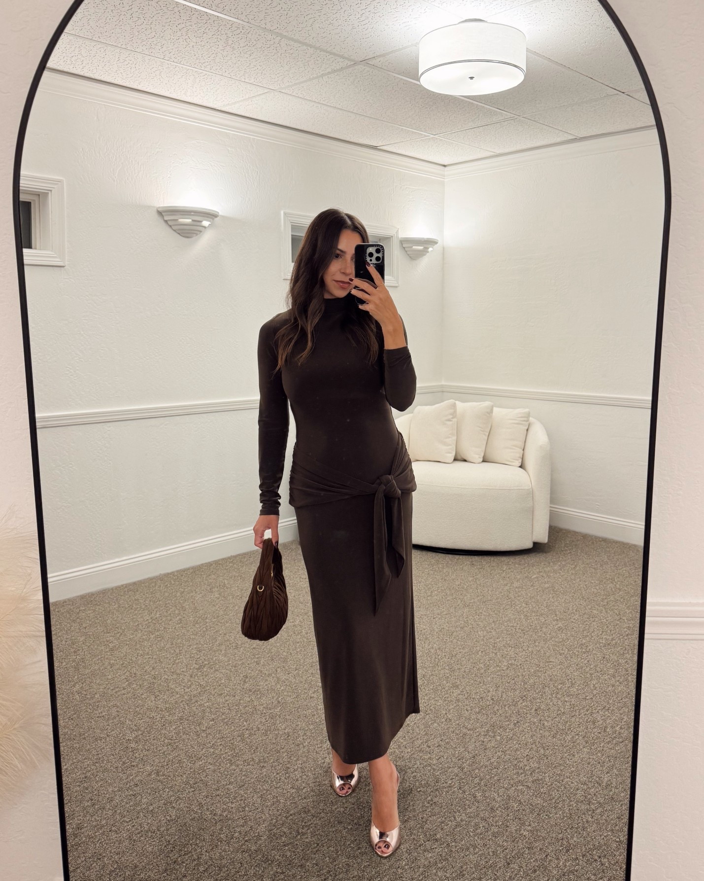 Aritzia brown dress- small
Miu Miu brown suede bag
Louboutin rose gold heels

Petite, brown dress, date night outfit, Aritzia dress

#LTKPetite #LTKootd #LTKSaleAlert