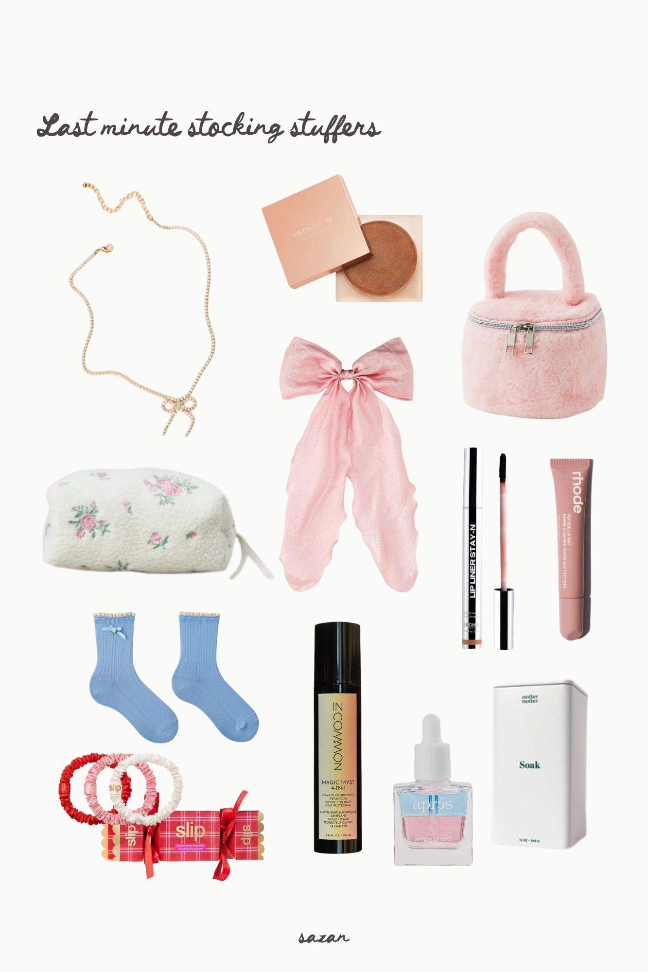 Last minute stocking stuffers for her 

#LTKHoliday #LTKGiftGuide #LTKBeauty