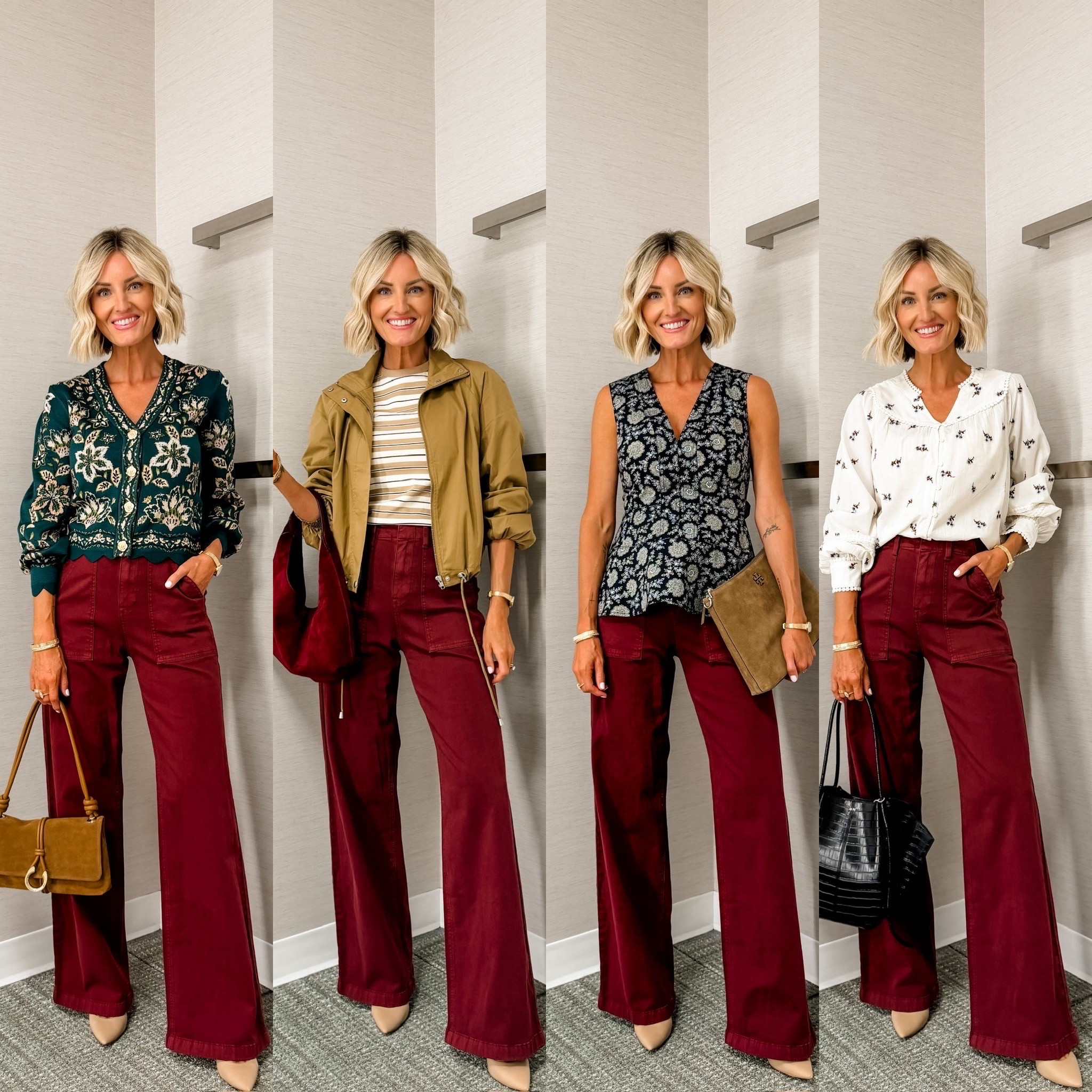 So many ways to style these burgundy pants! They’re going to be the perfect fall staple 👏🏼 wearing size 25.

Loverly Grey, NSALE, Nordstrom sale, sale alert

#LTKootd #LTKSeasonal #LTKSaleAlert