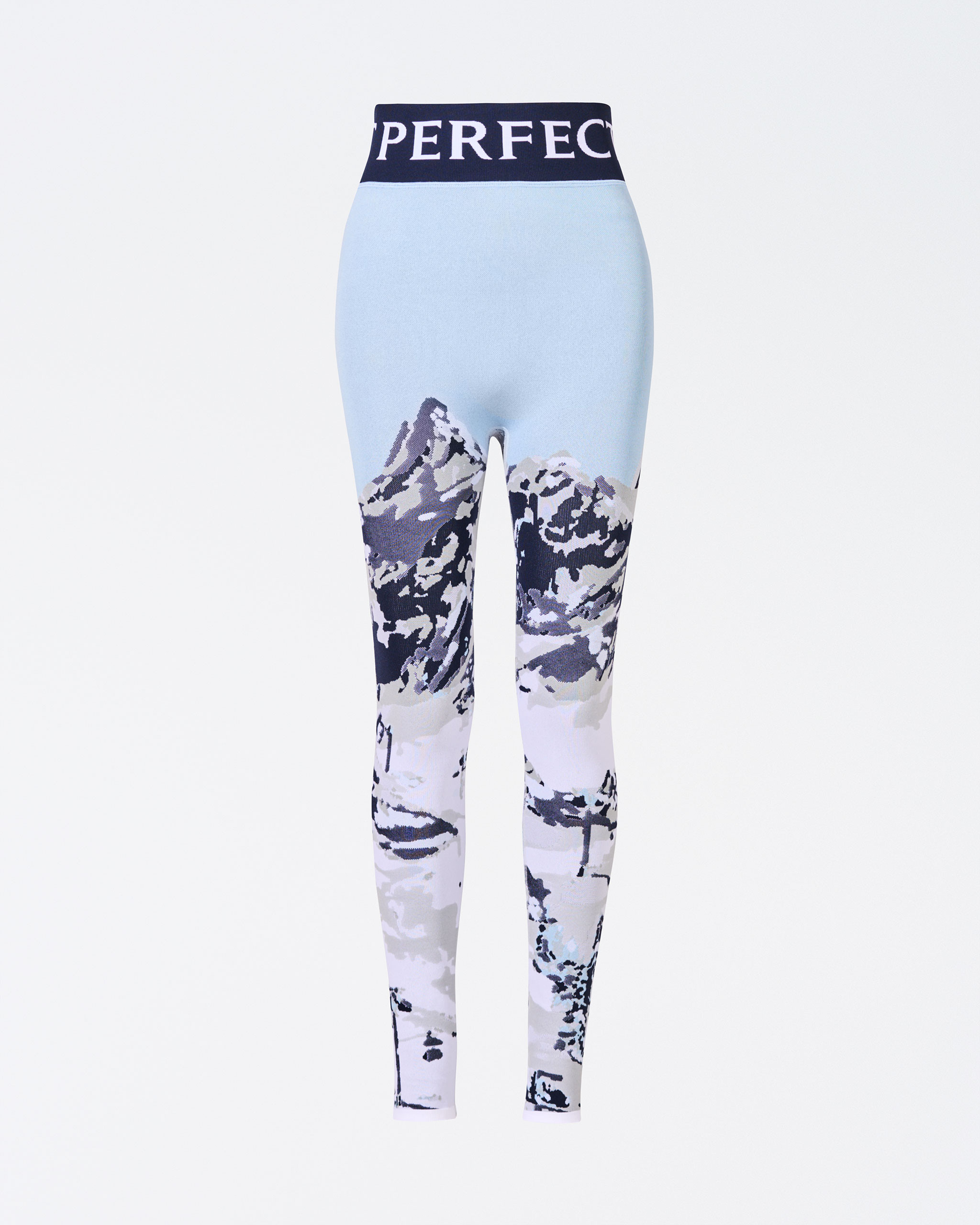 Landscape Print Jacquard Legging | Perfect Moment