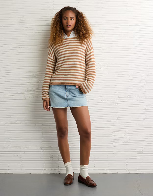 AE Boatneck Sweater | American Eagle Outfitters (US & CA)