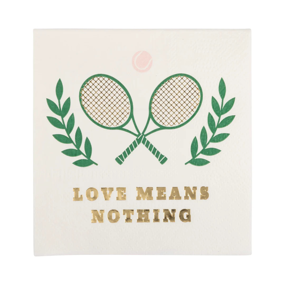 Tennis Sayings Napkin Set | My Mind's Eye