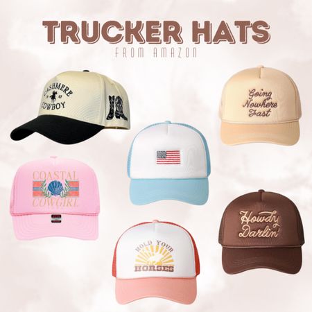 Amazon Trucker hats #amazon 

#LTKStyleTip #LTKFindsUnder50