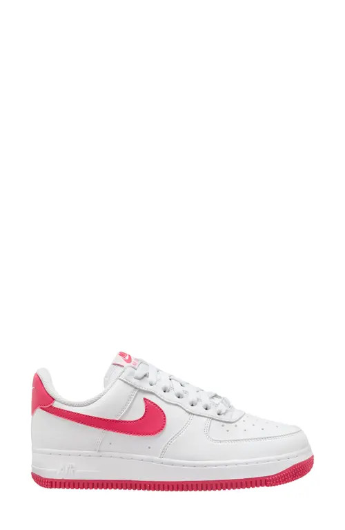 Nike Air Force 1 07 Next Nature Sneaker in White/Aster Pink at Nordstrom, Size 12 | Nordstrom