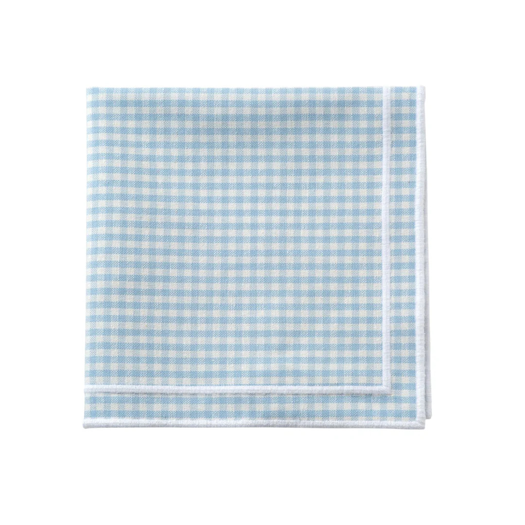 Cailíní Coastal Petite Gingham Check Napkin - Set of 4 | Cailini Coastal
