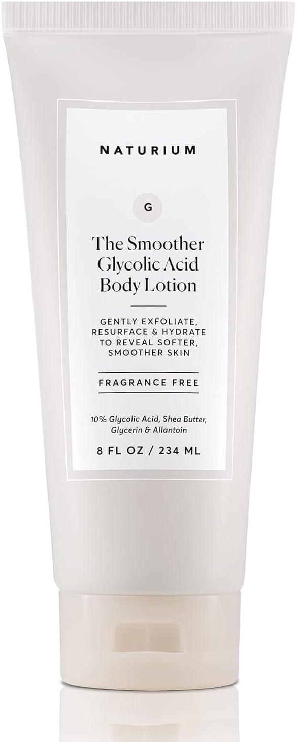 Naturium The Smoother Glycolic Acid 10% Body Lotion, Shea Butter, 234 mL | Amazon (UK)