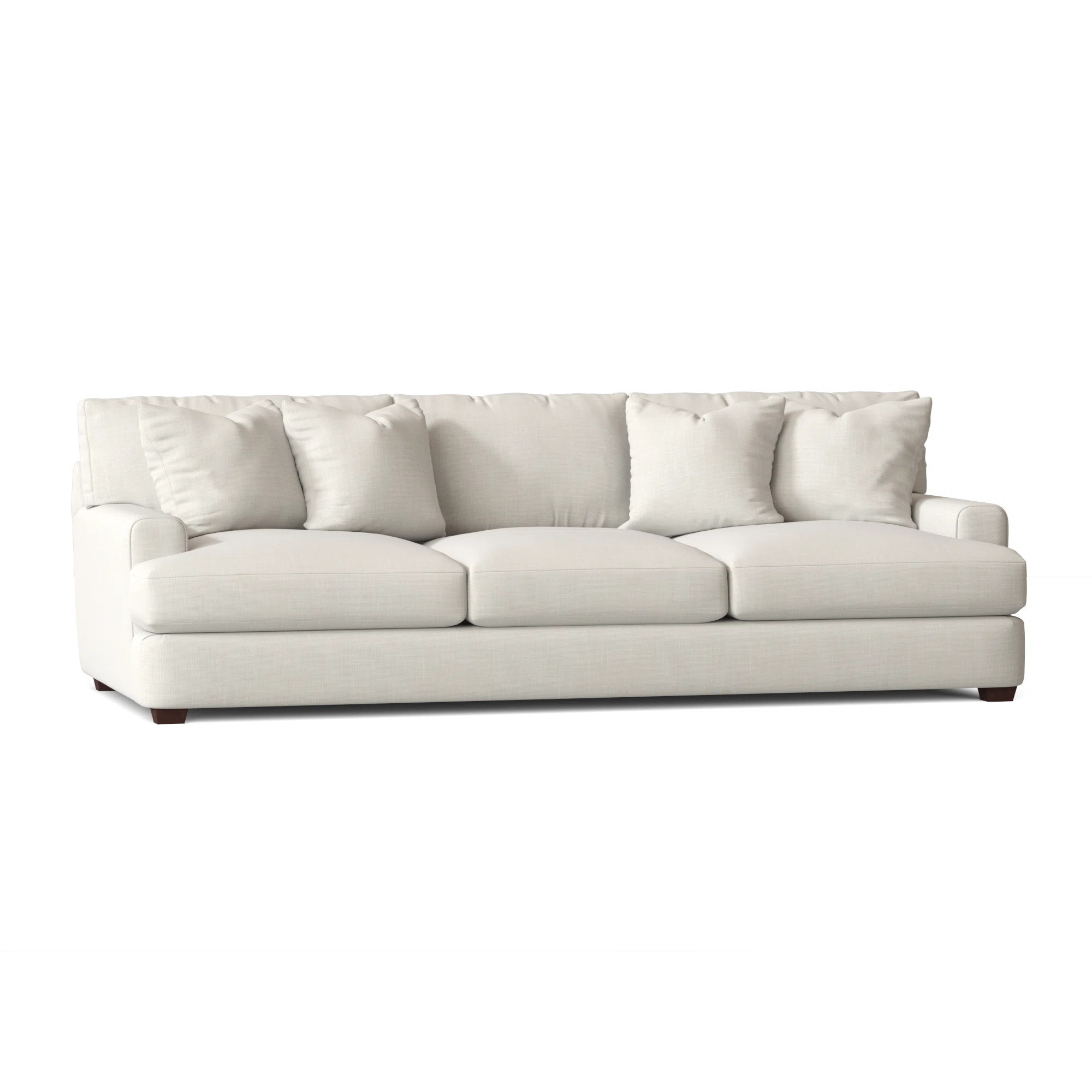 Emilio 90'' Recessed Arm Sofa with Reversible Cushions | Wayfair North America