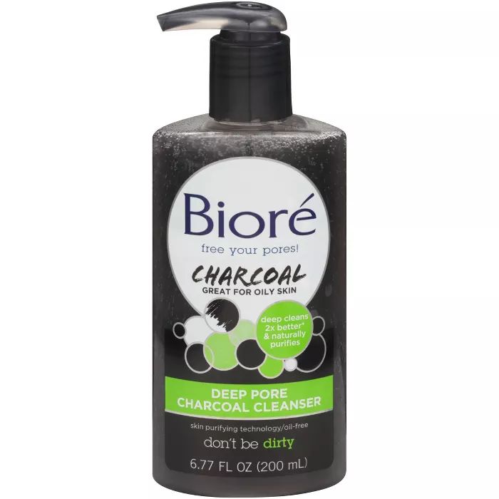 Biore Deep Charcoal Cleanser - 6.7 oz | Target