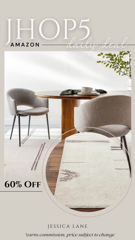 Amazon Daily Deal, save 60% on the gorgeous rug by Becki Owens x Surya. Neutral rug, area rug, Amazon rugs, Amazon home accents, home decor, living room rug

#LTKsalealert #LTKstyletip #LTKhome