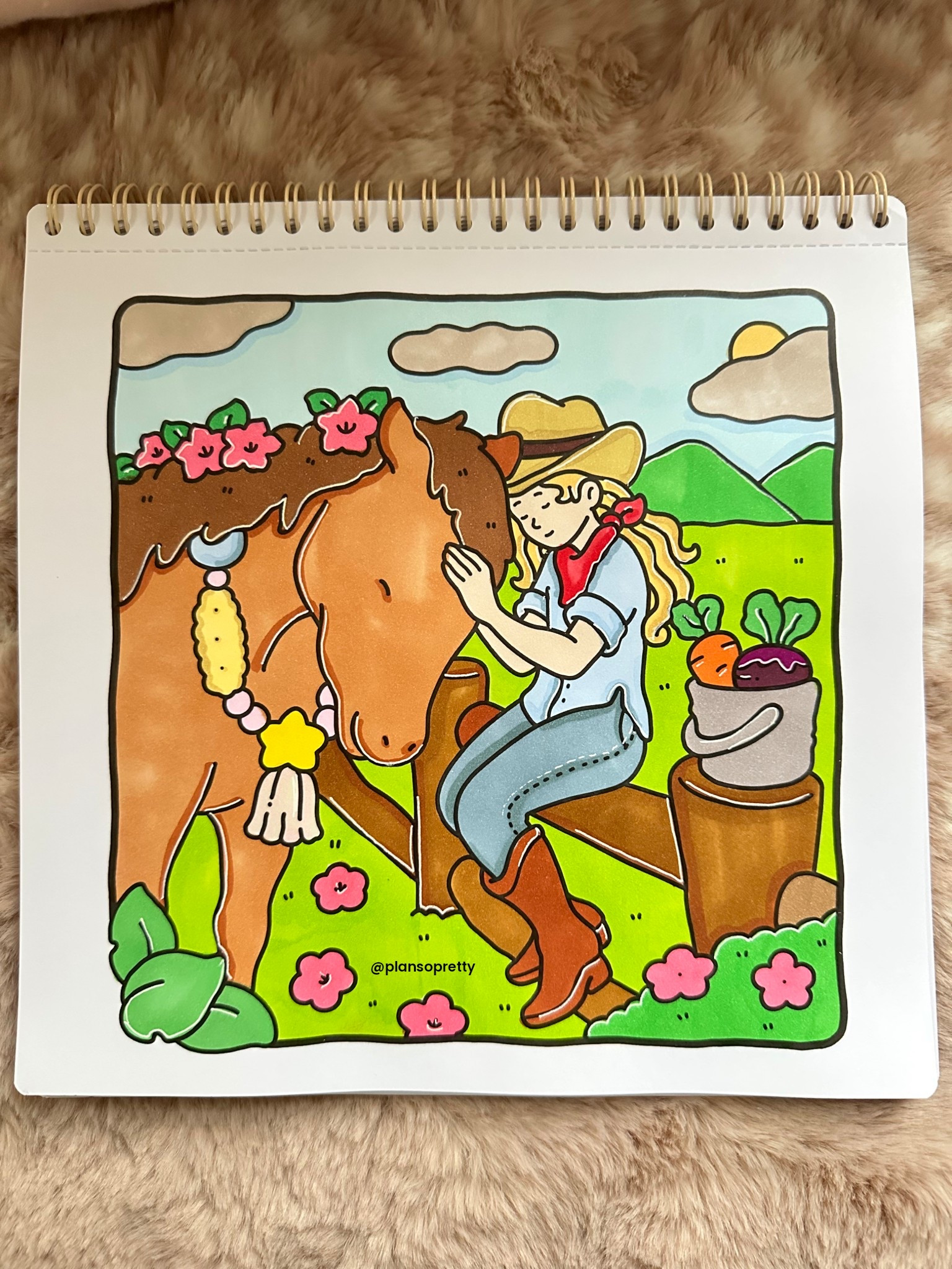 Monthly theme is food, farm and garden! Just a girl and her pony! 🐴 from Girl Moments (2) books and marks linked in bio and stories! #girlmoments #girlmoments2 #cocowyo #cocowyocoloring #ohuhumarkers #cutecoloring #colorwithme #coloringcommunity #countrygirl #cowgirl #horseart #coloringpages #instacolor #colouringpages #adultcolouring

#LTKSeasonal #LTKKids #LTKFindsUnder50