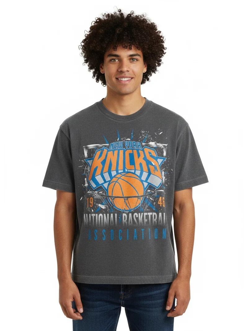 NBA, Men's & Big Men's Graphic Tee, New York Knicks, Sizes XS-3XL | Walmart (US)