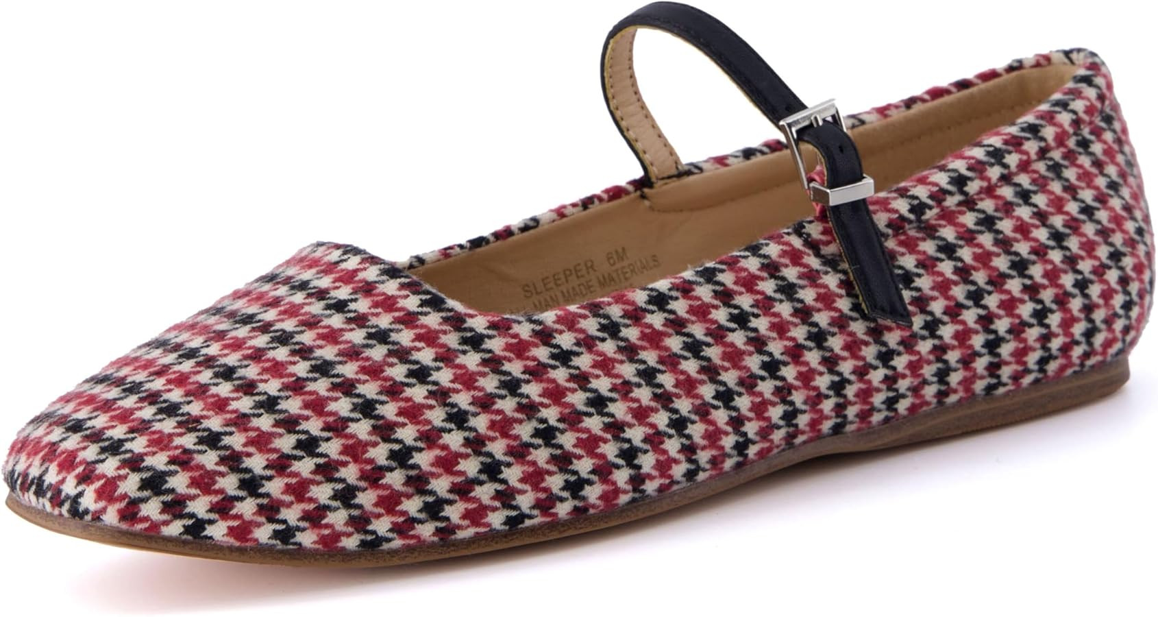 CUSHIONAIRE Women's Sleeper Mary Jane Flat with +Memory Foam and Wide Widths Available | Amazon (US)