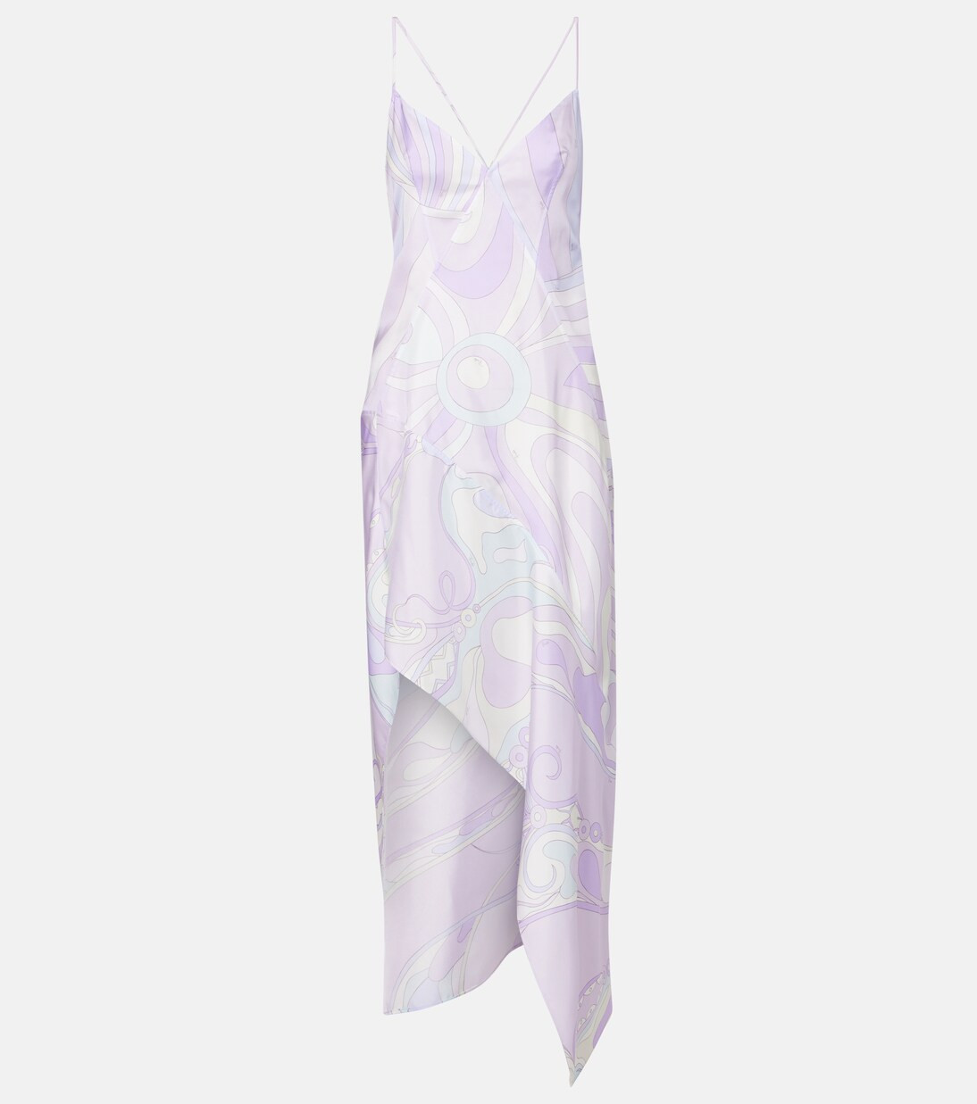 Marmo asymmetric silk twill maxi dress | Mytheresa (INTL)