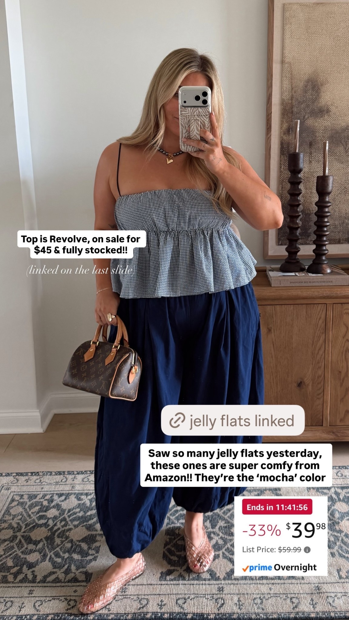 Top is Revolve, on sale for $45 & fully stocked!! Saw so many jelly flats yesterday, these ones are super comfy from Amazon!! They’re the ‘mocha’ color

#LTKootd #LTKmomlife #LTKMidsize