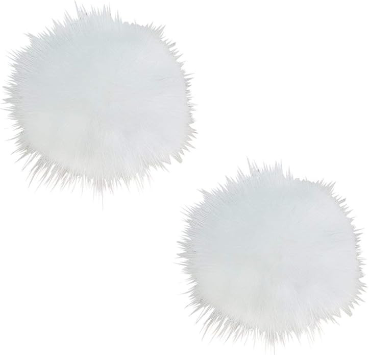 Joukavor Tinkerbell Pom Poms for Shoes Fluffy Shoe Clips Pompoms, 1 Pair | Amazon (US)