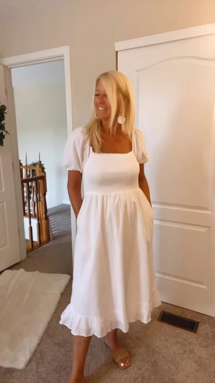Bridal shower or wedding first dress 
And perfect for country concert, just add cowboy boots. 

Wearing a medium and it fits TTS. 


#LTKsalealert #LTKunder50 #LTKunder100