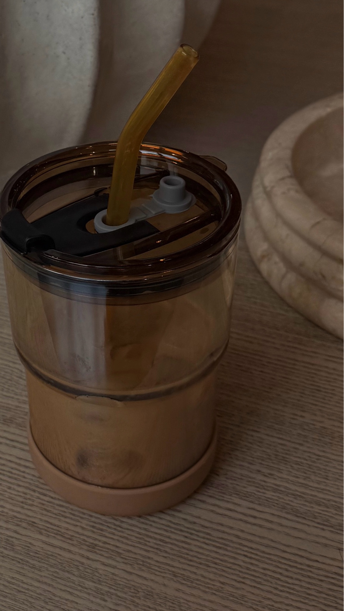 glass coffee cup 🤎