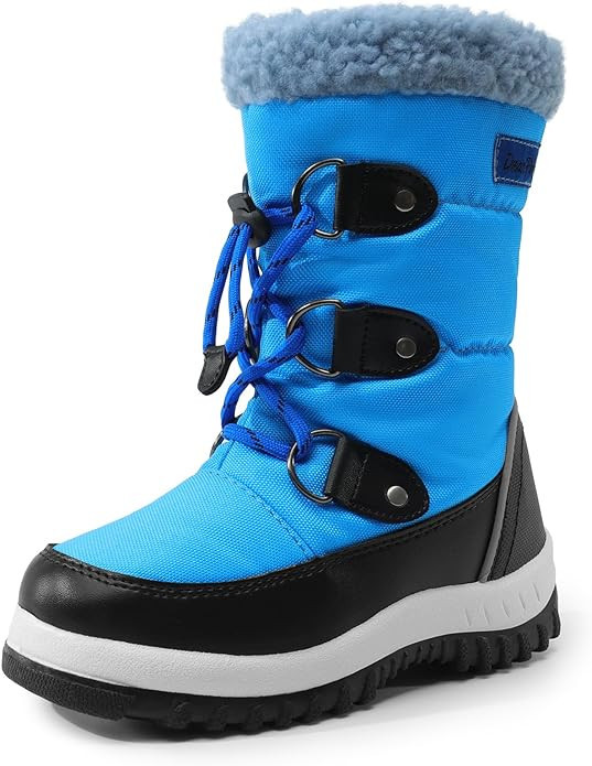 DREAM PAIRS Boys Snow Boots Camouflage Slip Resistant Faux Fur Lined Winter Shoes for Little/Big ... | Amazon (US)