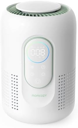 Momcozy Nursery Air Purifier, 4-Filter System with H13 HEPA & Carbon, Real-Time PM2.5 Air Quality... | Amazon (US)