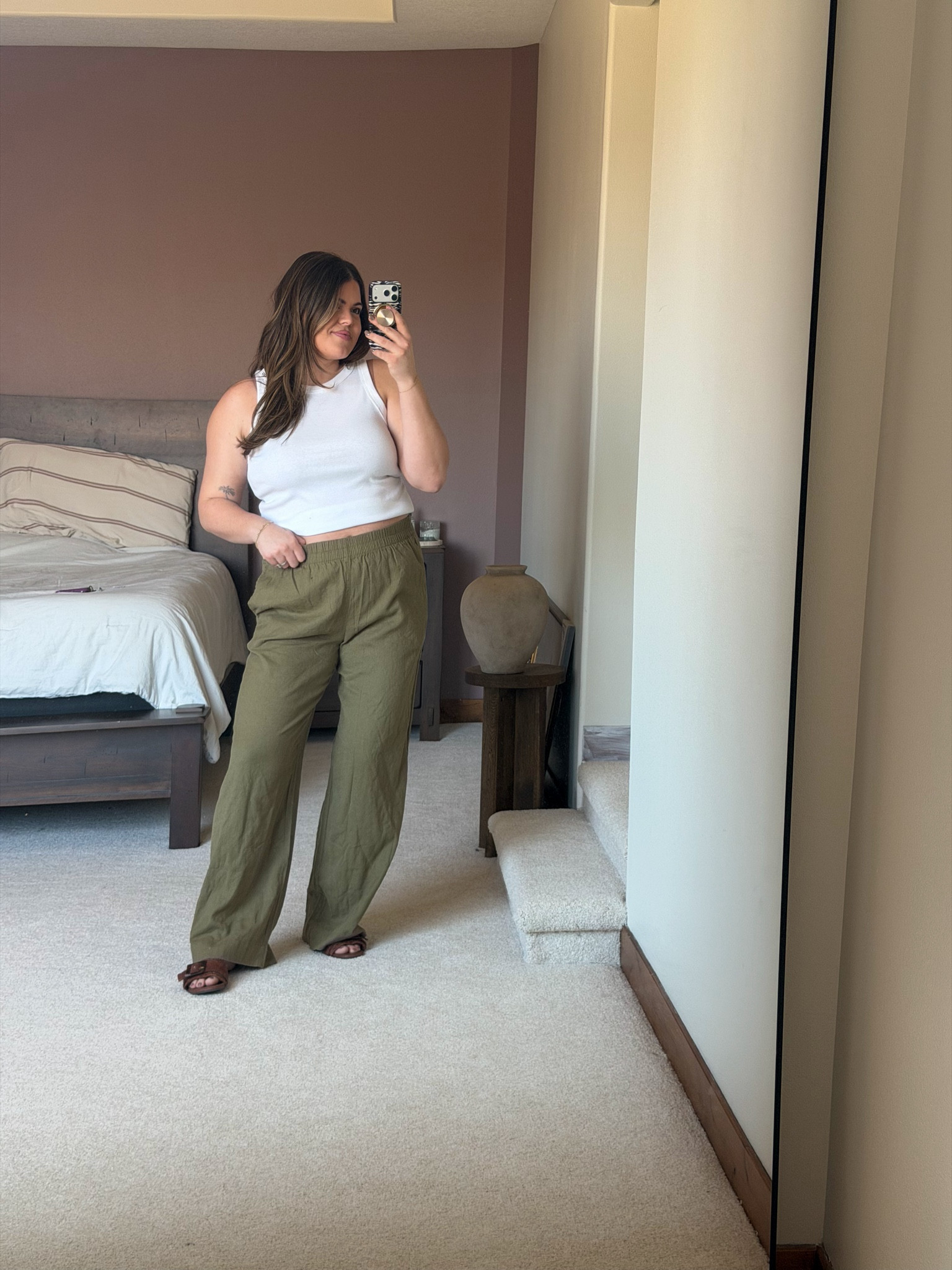 ￼ Spring or summer Old Navy outfit, would be perfect for spring break or vacation!

These linen pants are some of my favorites, I get size large long (I have a longer inseam) otherwise they fit normally

These ribbed tank tops are my favorite for layering and they’re so easy to pack. 

Spring break, resort, vacation, linen pants, affordable, Mom outfit, midsize, size 12, size 14 ￼

#LTKootd #LTKTravel #LTKMidsize