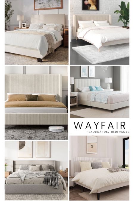 Wayfair bedframe/ headboard / ivory / white / beige / bedroom / home

#LTKsalealert #LTKhome #LTKfamily