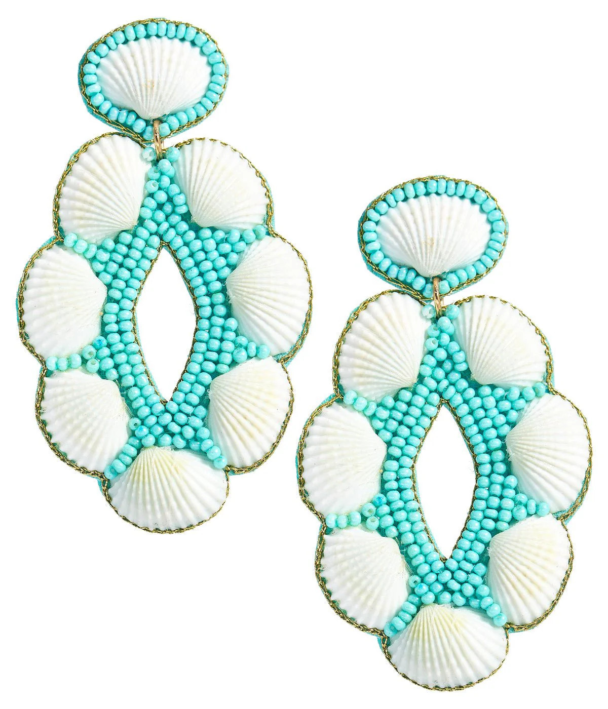 Remi Shell Beaded Earring | Lisi Lerch Inc