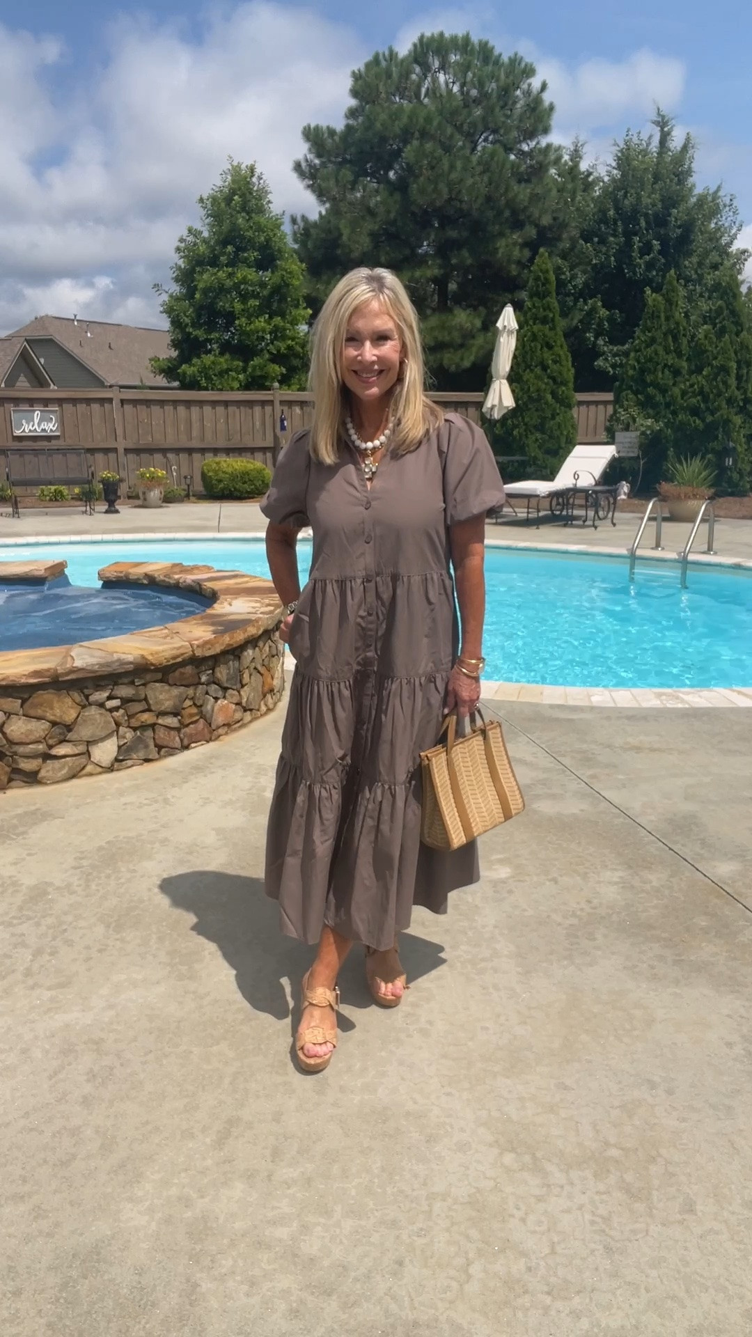 Love this gorgeous flowy dress in Terra. Comes in other colors too!!

#LTKdayinmylife #LTKgrwm