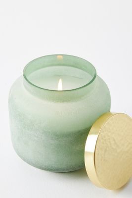 Ruby Glass Jar Candle | Anthropologie (US)