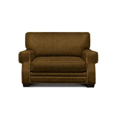 Stafford 38" Wide Genuine Leather Armchair | Wayfair North America