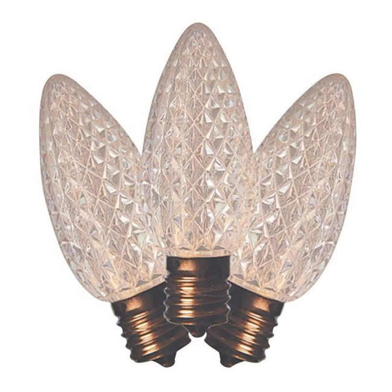 Holiday Bright Lights LED C9 Warm White 25 ct Replacement Christmas Light Bulbs | Walmart (US)