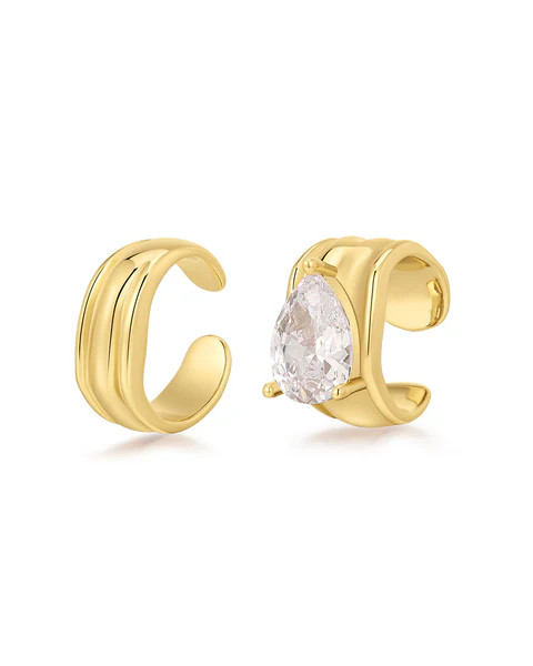 Luxe Stone Ear Cuff Set | Luv Aj