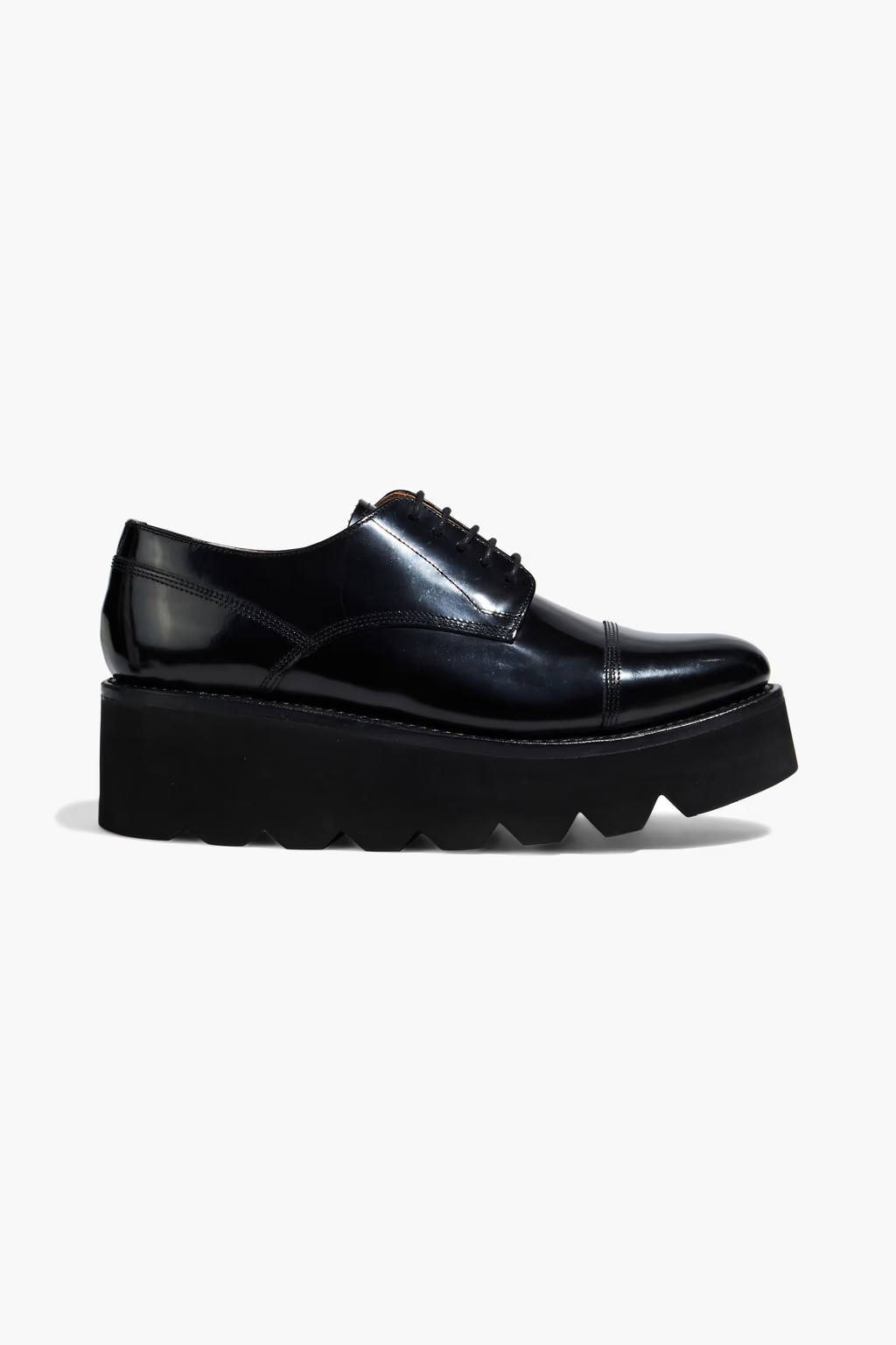 Kennedy glossed-leather platform brogues | The Outnet (US and CA)