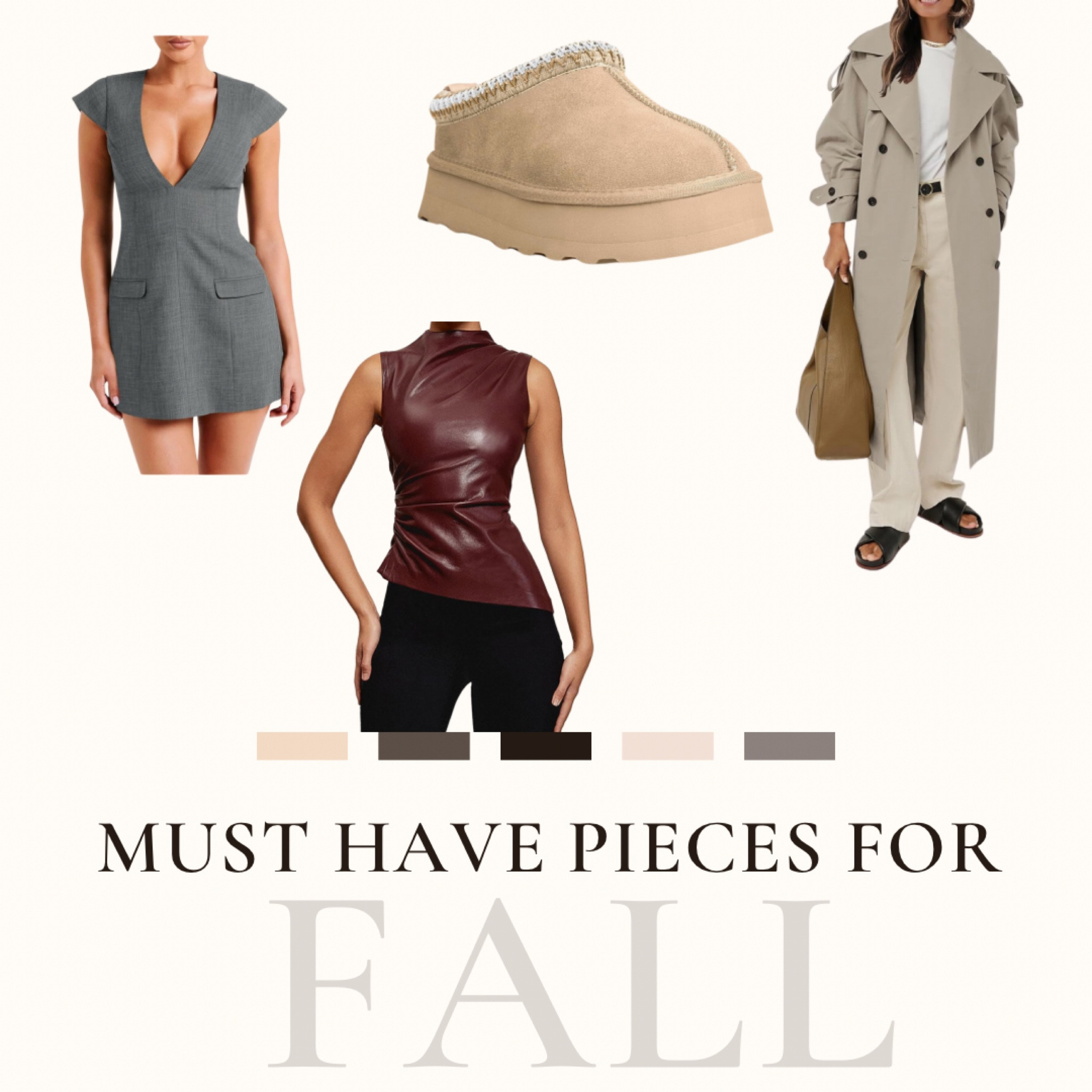 #fallpieces #fallclothing #fallwardrobe #fallfinds #fallclothes #goingouttop #workwear #trenchcoat #uggs

#LTKFindsUnder50 #LTKFindsUnder100 #LTKWorkwear