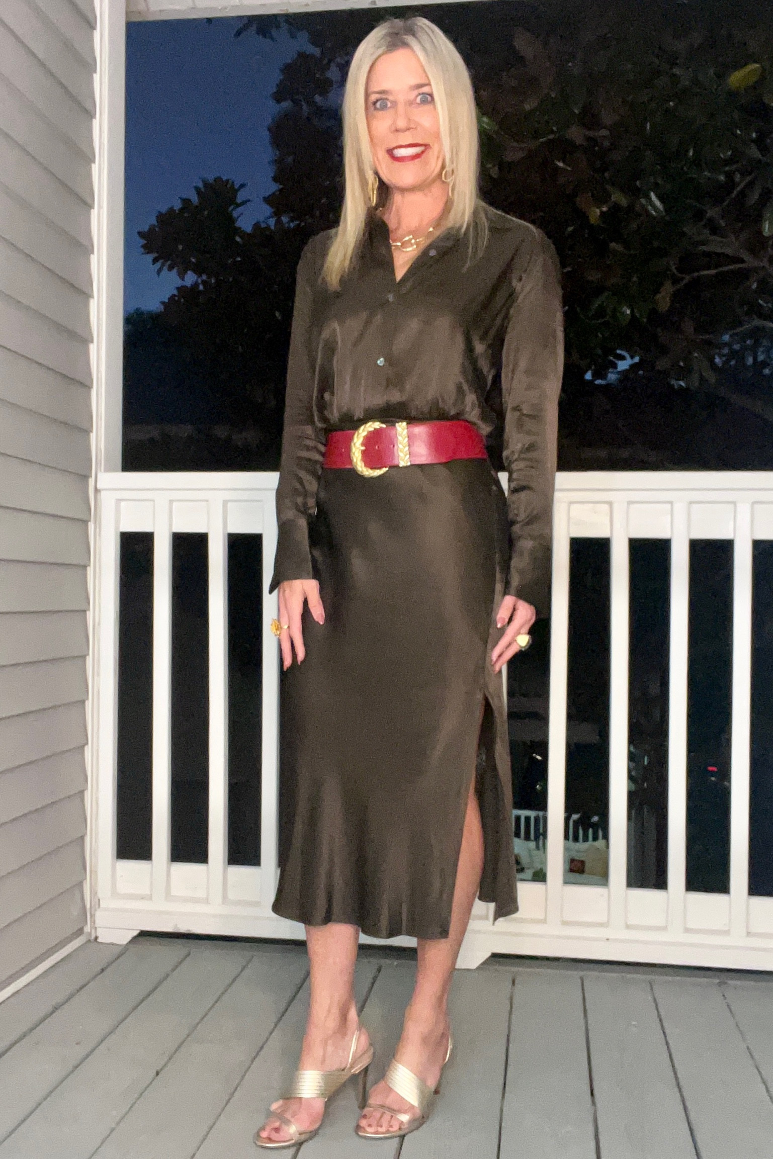 This season’s must-have dress that you can wear to the office & out for date night or dinner and drinks. The silly material lays perfect and the slight open back and side slots ooze sex appeal.

#LTKSeasonal #LTKstyletip #LTKHoliday