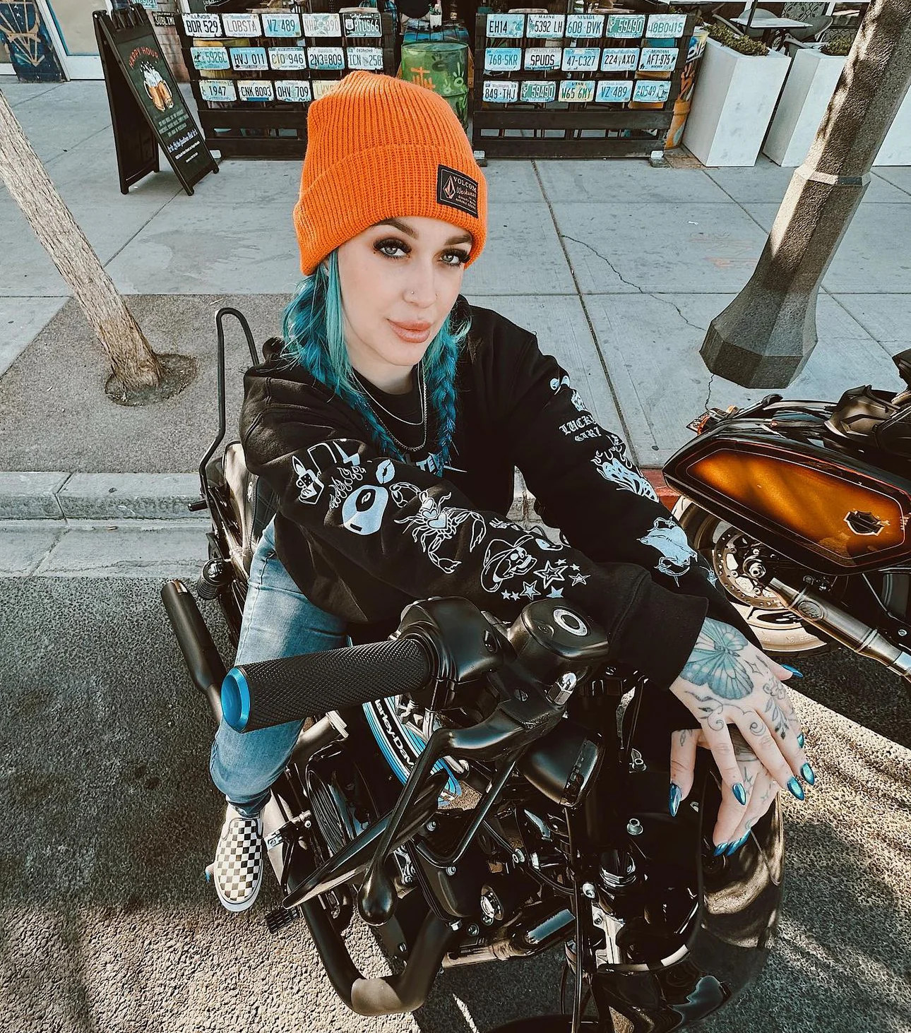 Burnout Crewneck Sweatshirt | Slater Vintage