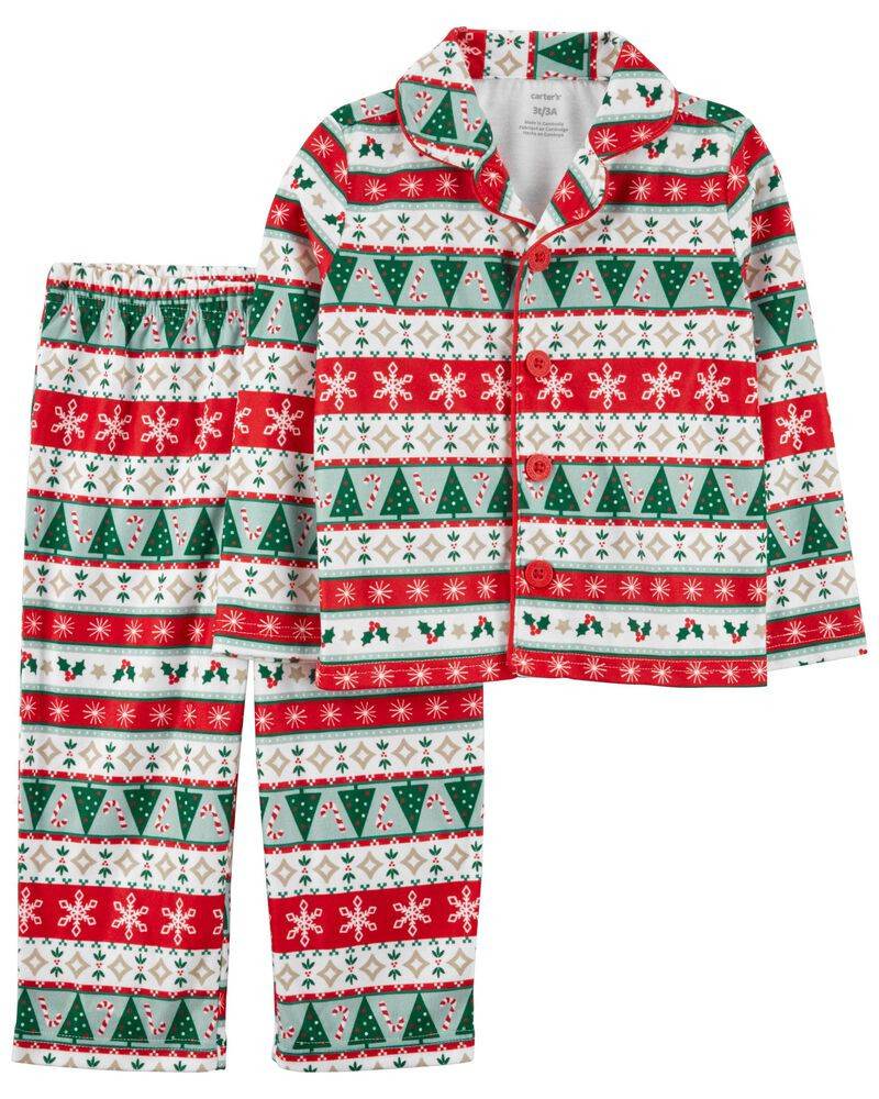 2-Piece Christmas Coat-Style PJs | OshKosh B'gosh
