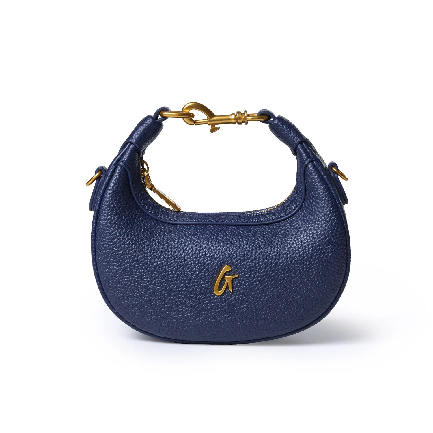 NANO PEBBLE HOBO BAG - NAVY | Glam-Aholic Lifestyle