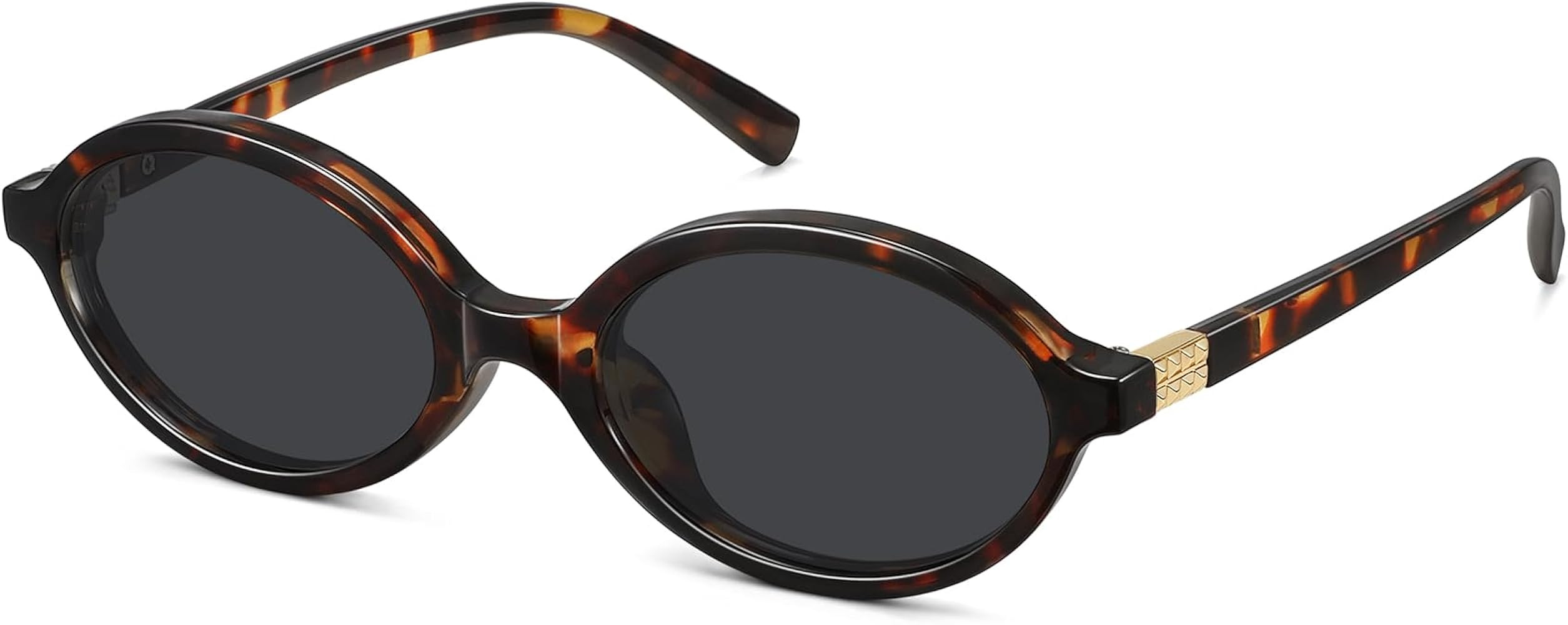 WOWSUN Retro Oval Sunglasses Womens Trendy Sun Glasses Sunnies UV400 Protection | Amazon (US)