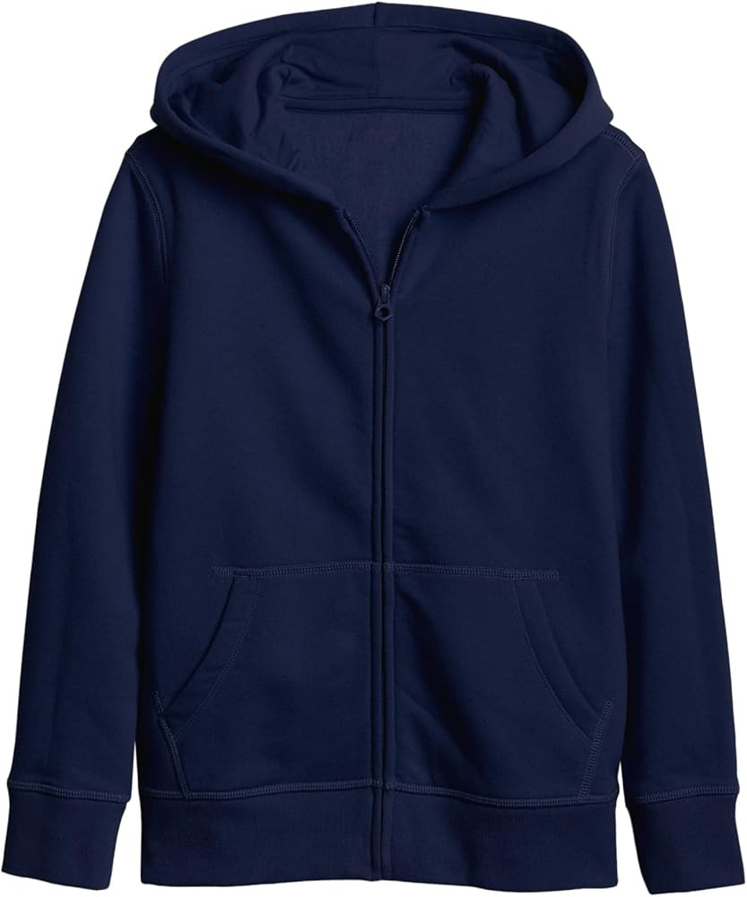 GAP Boys' Full Zip Hoodie Hooded Sweatshirt | Amazon (US)