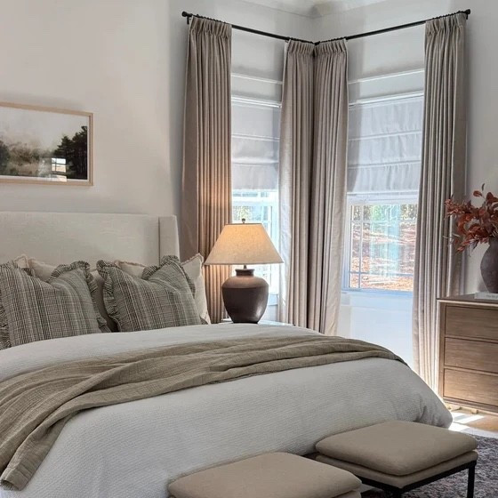 Curtains and Roman shades from Two pages. Layering Roman shades with curtains over the top is such a beautiful and complete look! 🙌🏻

Use my code: MENDEZMANOR for 22% off your order! 

#LTKSaleAlert #LTKHome