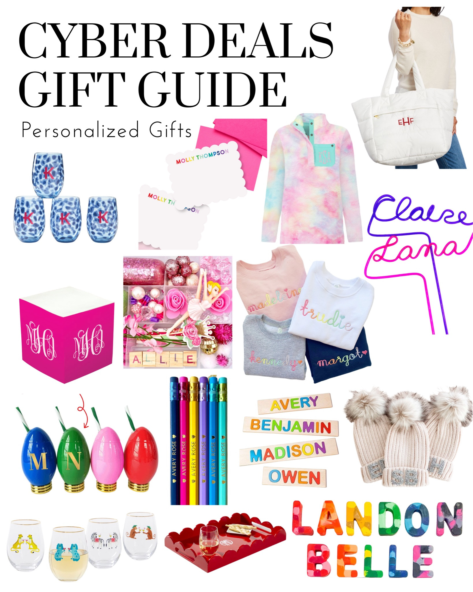 🚨CYBER DEALS GIFT GUIDE: Personalized Gift🚨Give the gift of personalization💗 Shop my top #BlackFriday list for all things personalized!! Fabulous year-round pieces perfect for your loved one!! ✨
