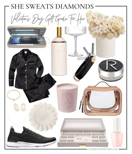 A fun Valentine’s Day gift guide for her: cell phone sanitizer, marble dish, jewelry, jewelry box,  sneakers, silk pajamas, makeup, flowers that last for a year, the possibilities are endless! 

#LTKbeauty #LTKunder100 #LTKGiftGuide